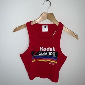 Kodak Red Crop Top